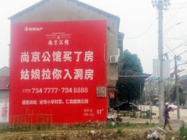 高邮墙体广告在乡镇、农村市场的媒体优势