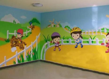 高邮幼儿园墙体彩绘制作流程及注意事项