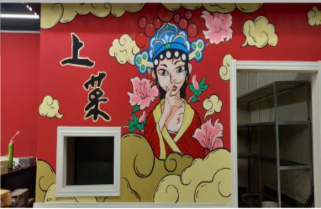 高邮墙体彩绘的发展和应用
