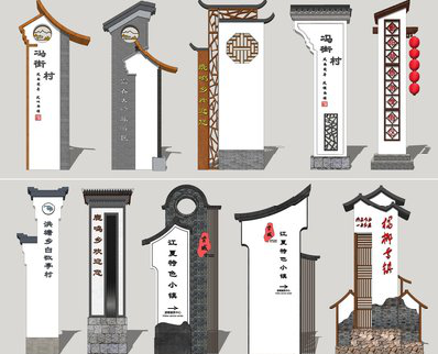 高邮美丽乡村标识标牌有哪些分类？