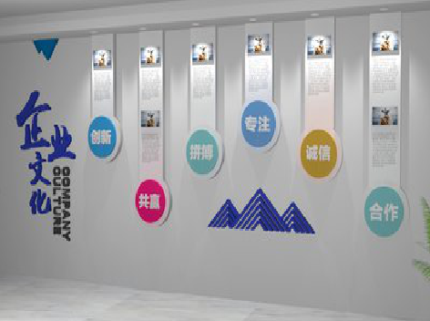 高邮企业文化墙需要传递什么办公文化？