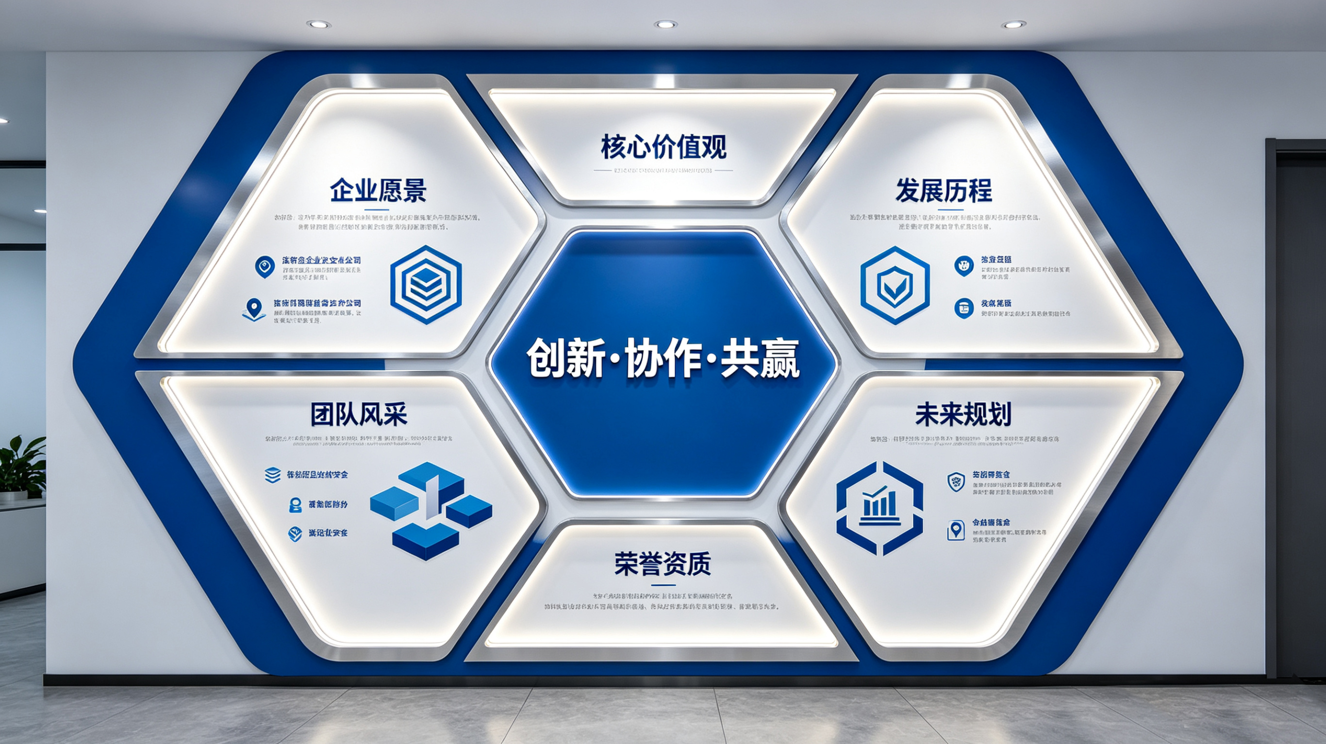 高邮企业文化墙六边形避坑指南（新手常犯5个错误）